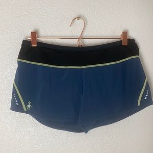 New Smartwool PhD Blue Jogging Shorts Liner M